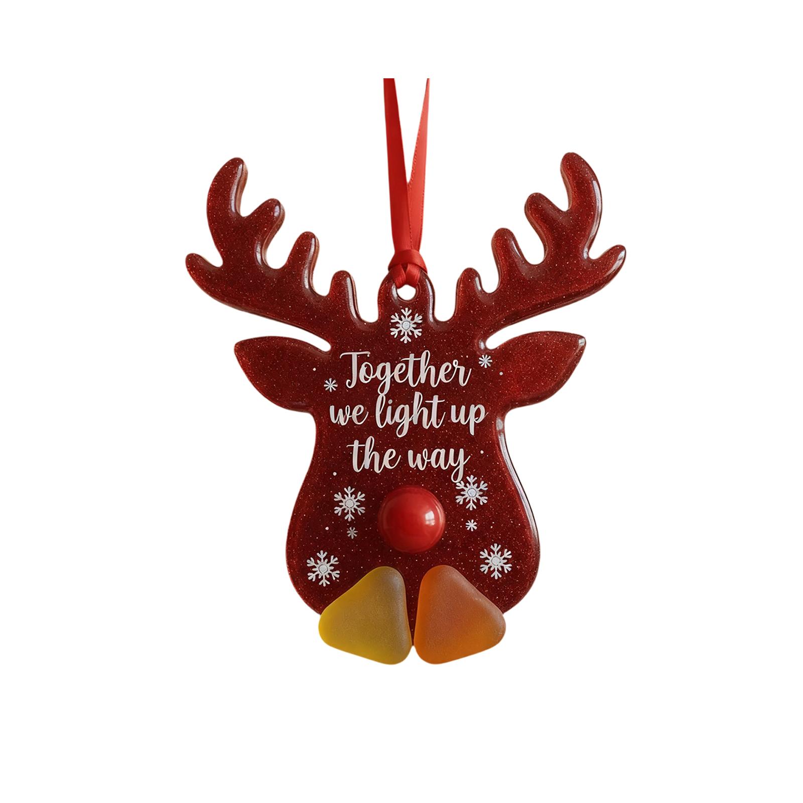 

2D Acrylic Christmas Ornaments Hanging Ornaments Suitable For Christmas Tree Decoration One Size