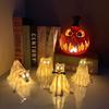 Halloween Ghost Puppy Ornament Resin Handicraft Hollow Pumpkin Home Desktop Ornament Halloween Gift