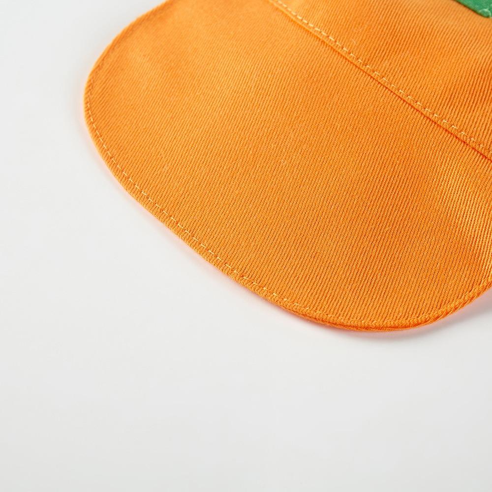 Orange Dog Sunshade Breathable Cat Sunscreen Hat Portable Dog Sun Hat  Summer