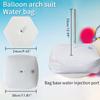 Balloon Arch Holder Kit Water Bag Hexagonal Base Steel Pipe 15 Section Fiber Rod Pump Ring Buckle