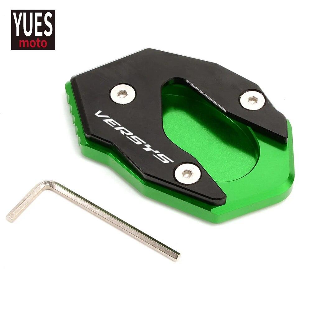 Motorcycle Accessories CNC Side Stand extension kickstand foot enlarger For KAWASAKI VERSYS X 300 300 250 X300 X250