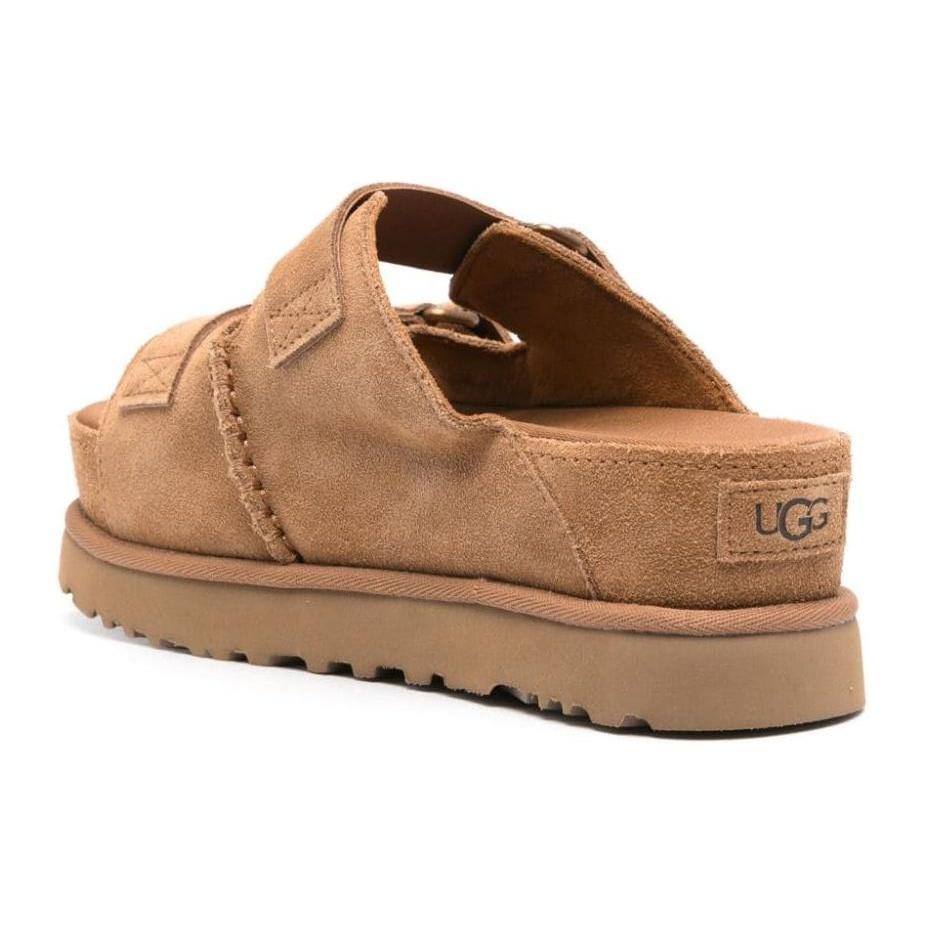 (WMNS) UGG Goldenstar Hi Slide 'Chestnut' Women's 1155458-CHE