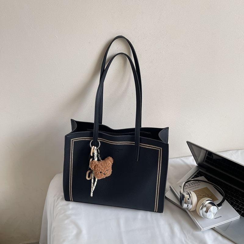 Large Capacity Fashion Handbag Bag Women's Summer Niche Texture Tote Bag Casual Versatile Shoulder Bag
