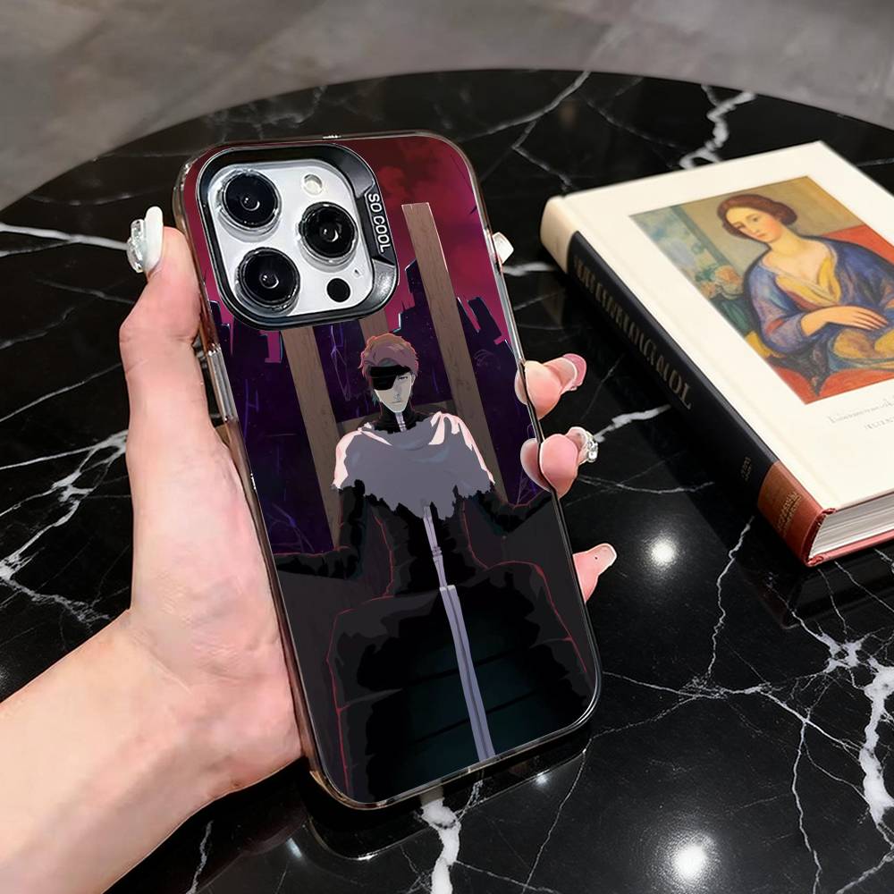 

A-Aizen S-Sosuke-S Anime B-BLEA-CH Phone Case For iPhone 17,16,15,14,13,12,11 Plus,Pro Max,XS,Colorful Silver Black Cover iPhone17