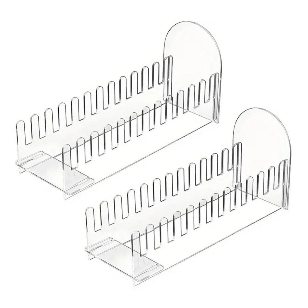 1/2/3 buc. Suport de afișare pentru felicitări cu 12 niveluri Stand pentru cărți poștale din acrilic Suport de prezentare pentru artă Suport de depozitare pentru semne de carte pentru ghișeu de vânzare cu amănuntul.