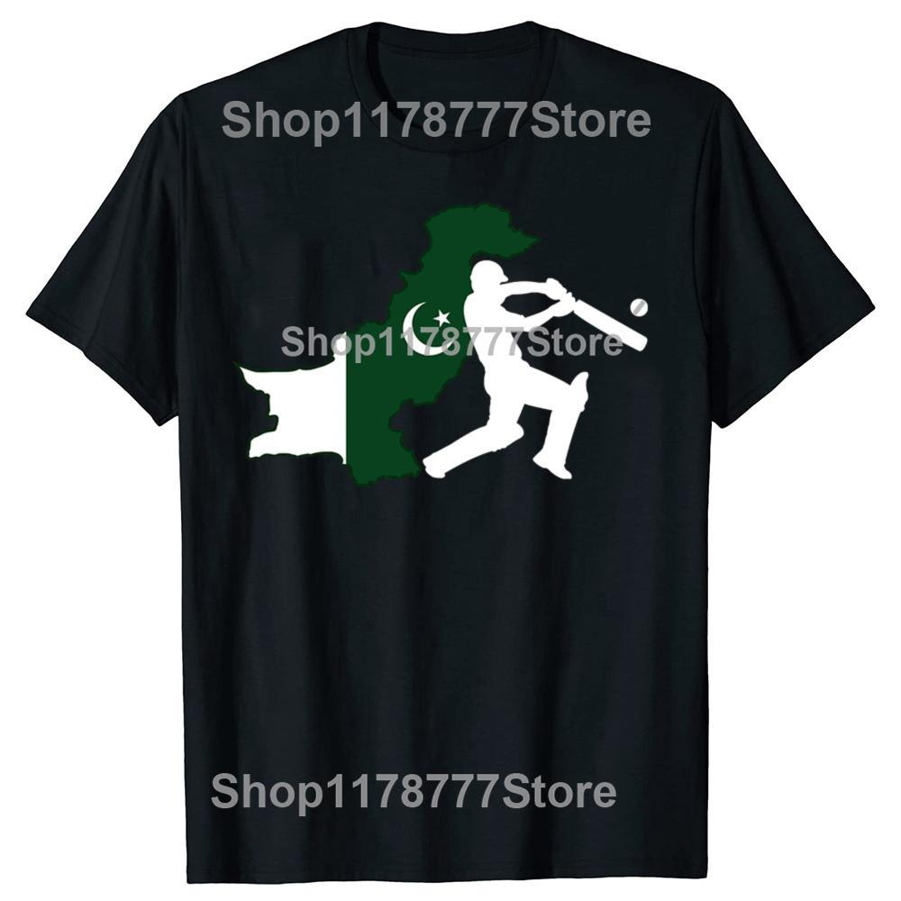 Funny Pakistan Cricket Team T Shirts Cotton Streetwear Short Sleeve Gifts Mens Clothing Fashion Casual Loose Oversized T Shirt