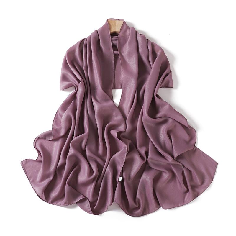 Muslim Chiffon Hijab Scarf for Women Solid Color Square Head Wrap Scarves Jersey Hijabs Islamic Turban Headband Shawl 180*70cm