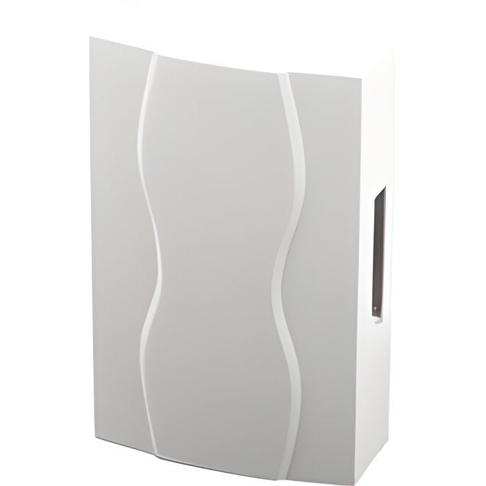 Wired Electrom Carillon. White, Transformer or Battery - 2 Notes - 80 Db