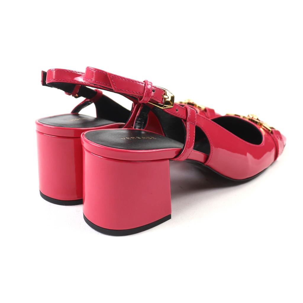 VERSACE pumps pink Patent leather Women 36 Used