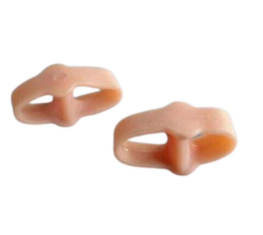 2pcs=1pair Silicone Toe Spreader Separator Bunion Hallux Valgus Corrector Thumb Finger Correction Straightener Foot Care Tool
