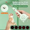 Cat Teaser Toys Laser Teaser Stick Feather Bell Pet Comb Cat Toys Retractable Teaser Stick Interactive Cat Toy