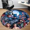 1pc Justice League DC Office Round Area Rug, Under Office Chairs Bedroom Living Room Home Decor, Room Deco, Available In Various Sizes