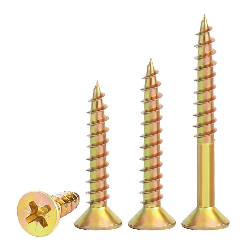 Hardened Color Zinc Phillips Flat Head Drywall Self-Tapping Screws