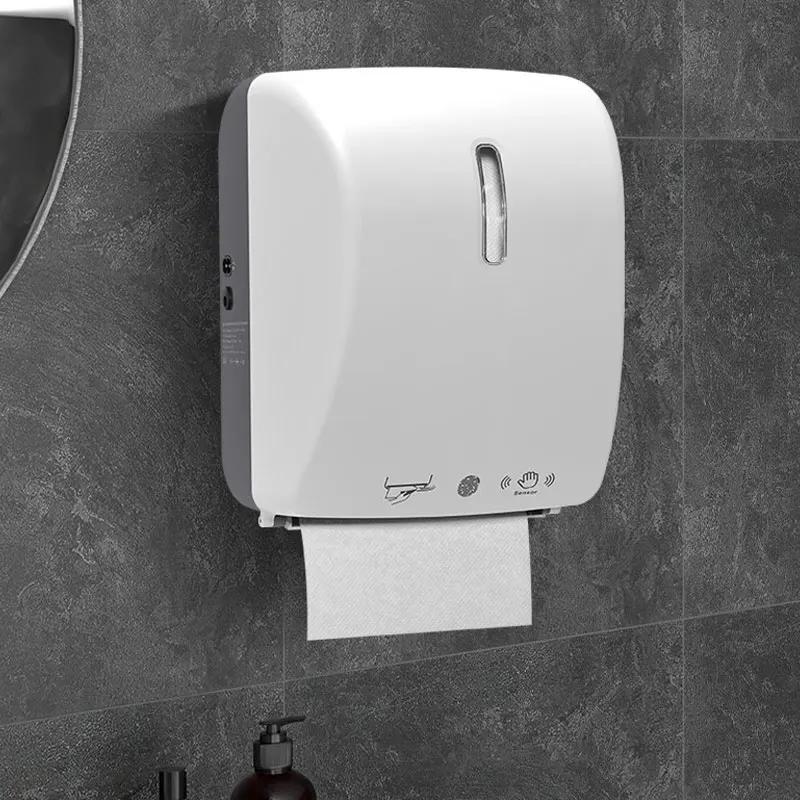 Induction paper machine intelligent tissue dispenser electric paper holder automatic hand wiping paper box commercial use