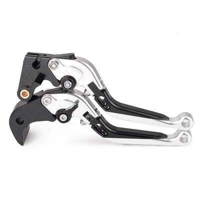 AL-mart Motorcycle Retractable Telescopic 6-Stage Adjustable Brake Clutch Lever Set for Honda VTR250 98-06/ CB400SF 02-14/ CB900 Hornet 02-06