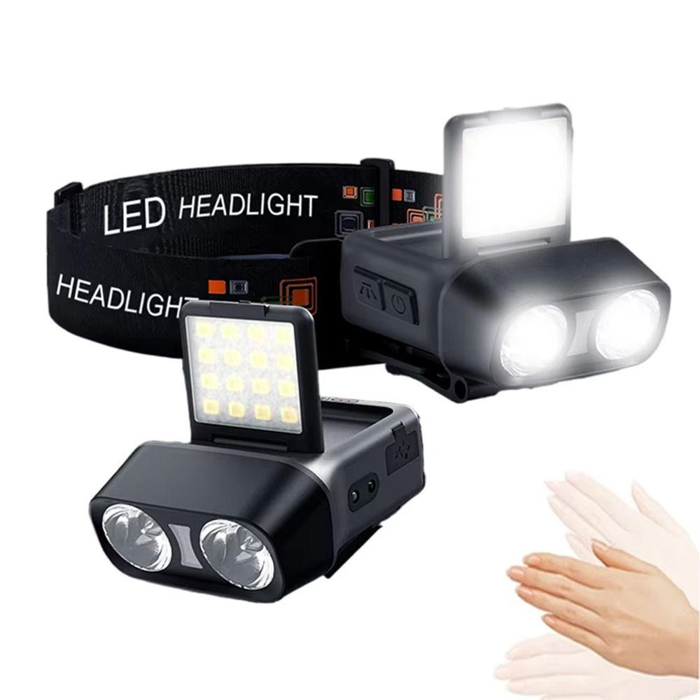 Ultra Bright Sensor Headlamp Portable Induction Fishing Headlight Hanging Camping Light  Camping