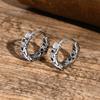 Dragon Hoop Earrings, Hoop Earrings, Huggie Earrings, Huggie Hoop,Gothic Jewelry, Mens Hoops, Dragon Earrings,Snap Closure Hoops
