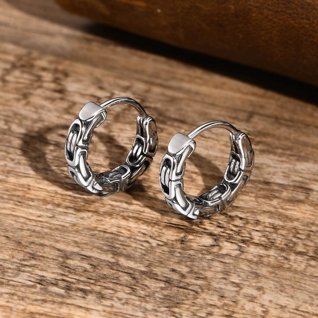 Dragon Hoop Earrings, Hoop Earrings, Huggie Earrings, Huggie Hoop,Gothic Jewelry, Mens Hoops, Dragon Earrings,Snap Closure Hoops
