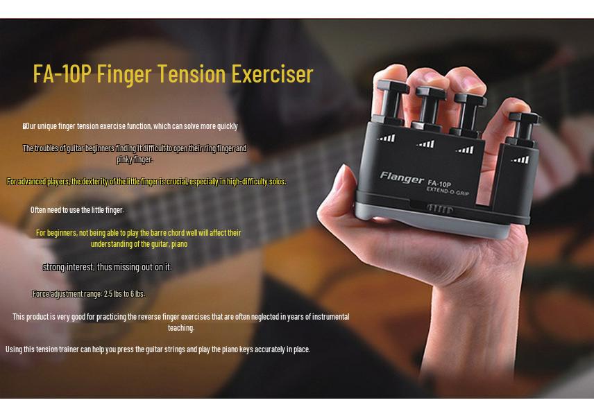 Finger Strength Trainer for Beginners: Guitar & Piano Exercise Tool for Kids