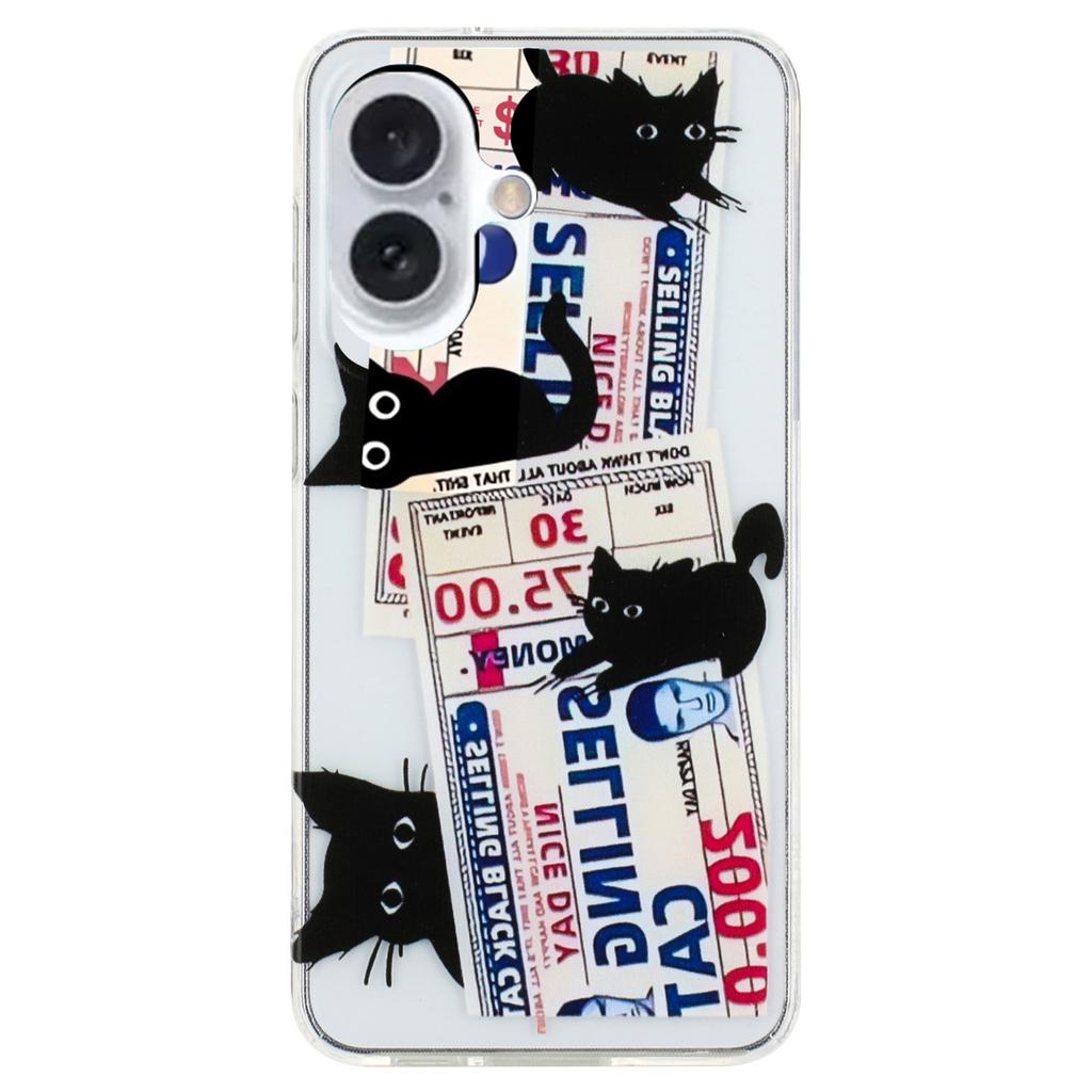 For iPhone 16 Case Pattern Printing Flexible TPU Mobile Phone Cover