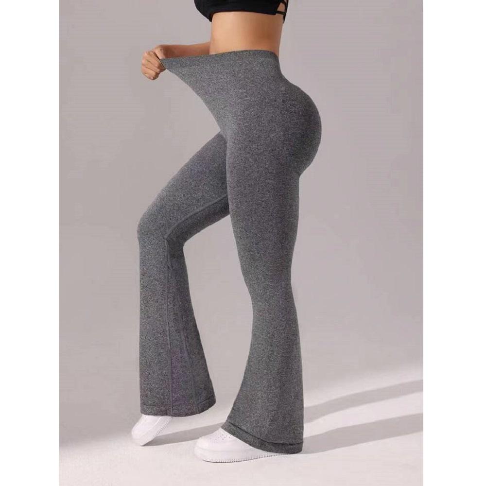 Flare Leggings V-shaped Hip Yoga Pants Women High Waist Wide Leg Pants Women Gym Fitness Sports Latin Dance Trousers