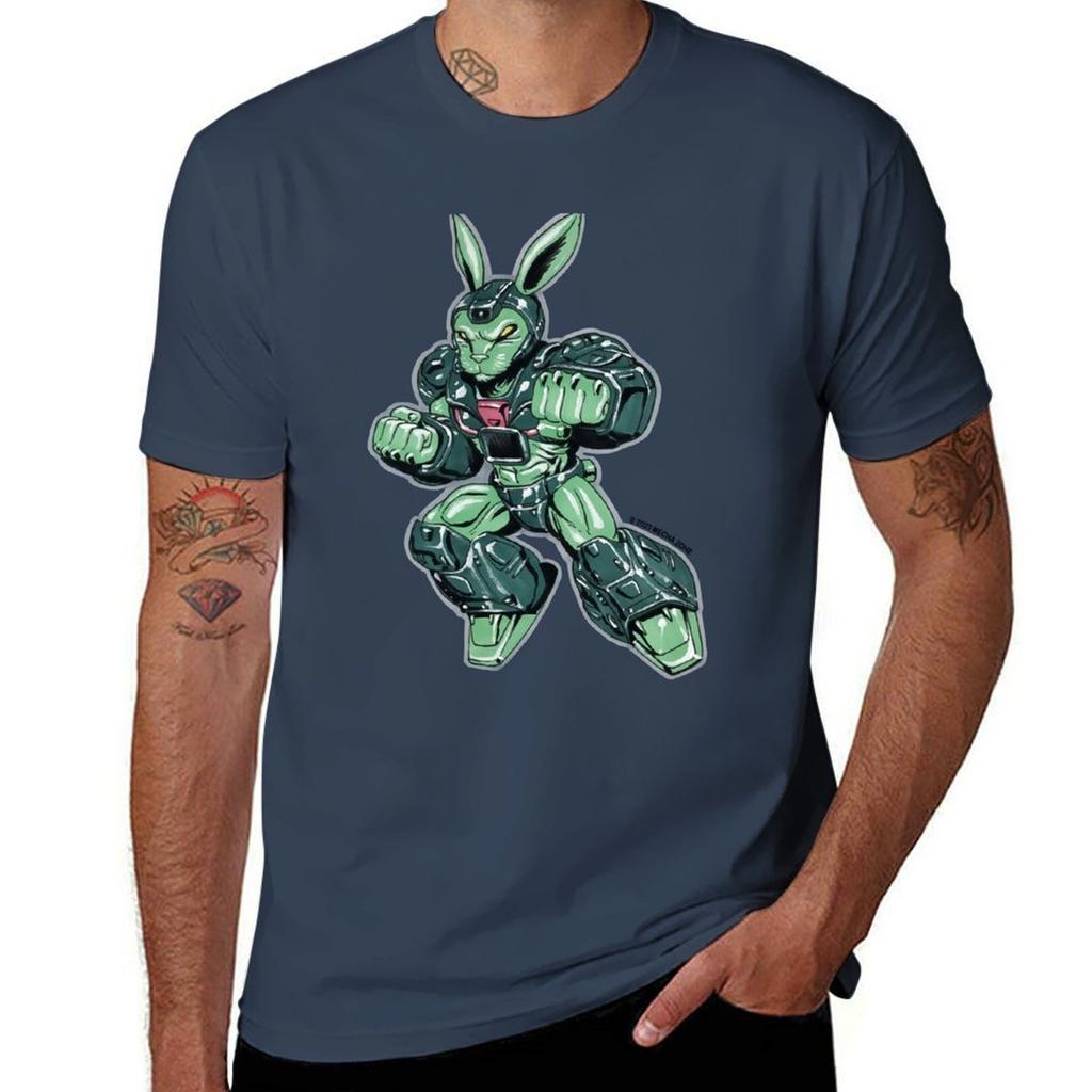 Warrior Rabbit Tshirt Big Size Loose Fit Tee Shirt