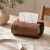 INS Tissue Storage Box Minimalist Table Paper Container Smooth Extraction Retro Napkin Holder  Car