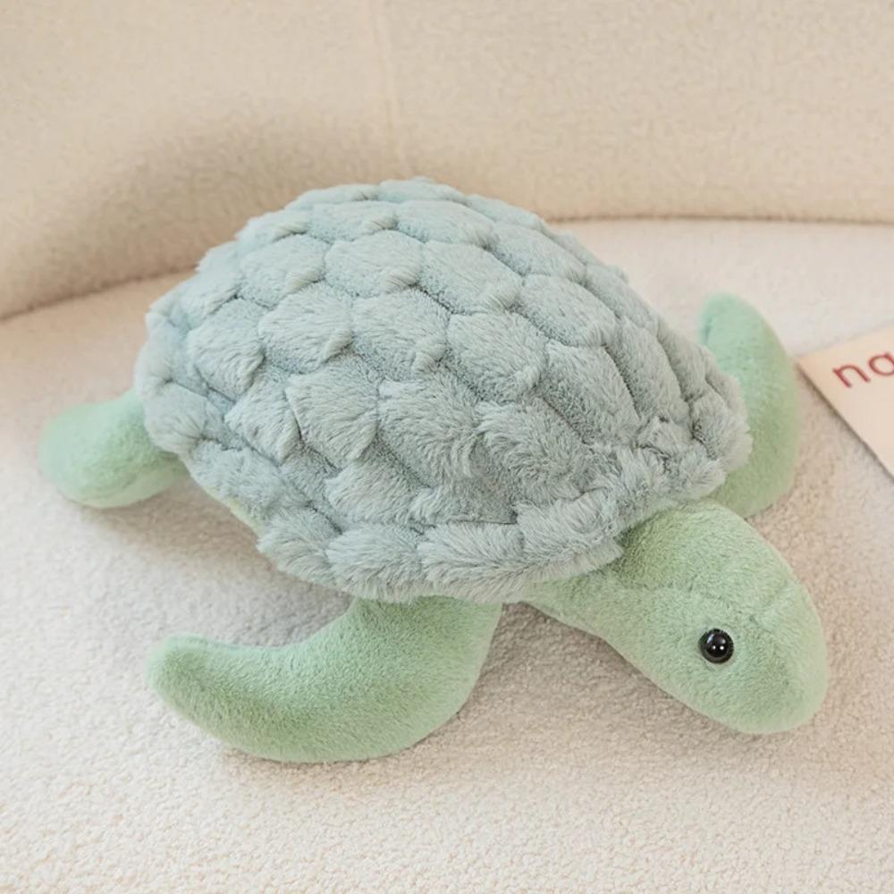 Pink Sea Turtle Plush Toy Green Tortoise Pillow Plush Doll Cute Turtle Stuffed Animals  Children