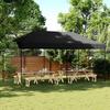 VidaXL Collapsible Pop-Up Party Tent Black 580x292x315 Cm, Tent, Awning Tent, Gazebo Awning, Gazebo Tent, 4004942