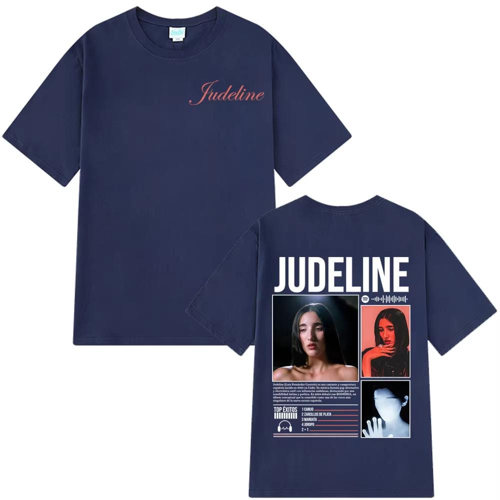 Singer Judeline Album Tour 2026 Print Tees Unisex WoUINISEX Fashion Tshirts Summer Shortsleeved Cotton Aesthetic Male Trend Tshirts