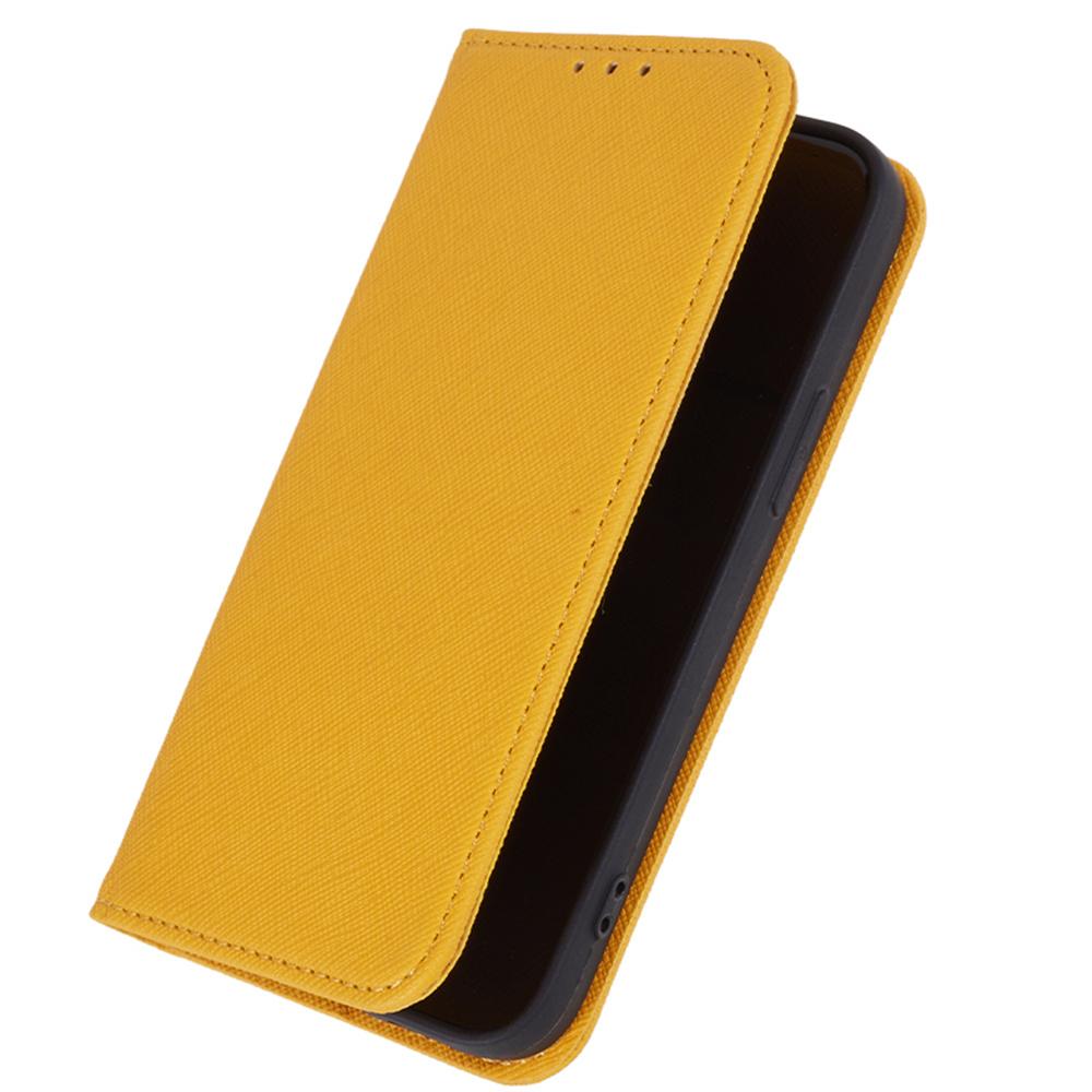 For iPhone 17 Air Case Cross Texture Leather Phone Cover Hidden Magnetic
