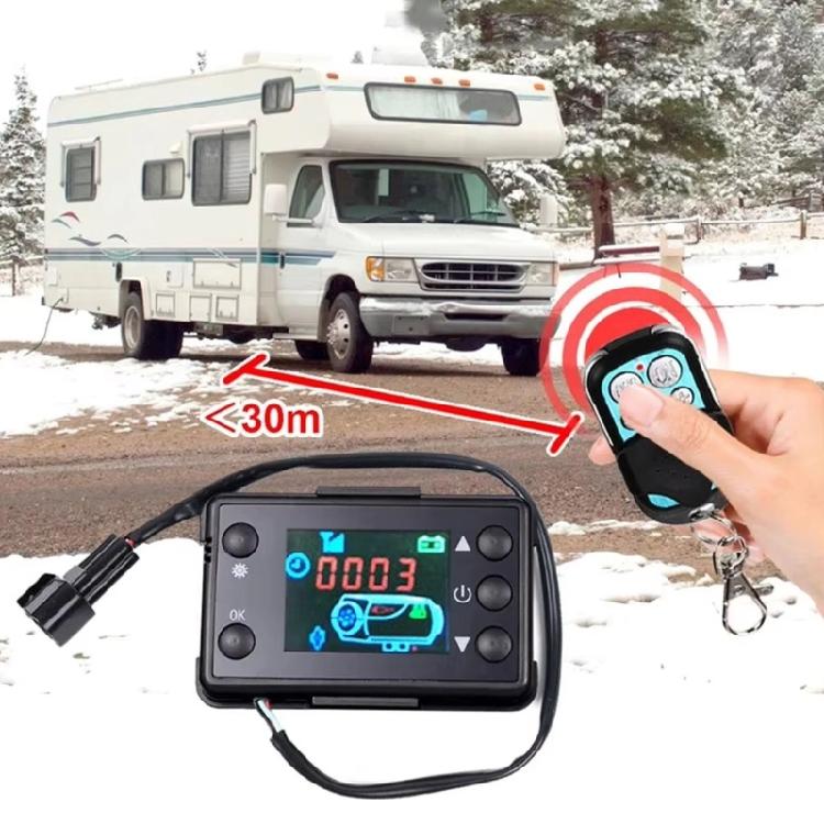 Heater Accessories LCD Monitor Switches Board Easy Installation 12V 24V Parking Heater Monitoring Switches Board with Remote