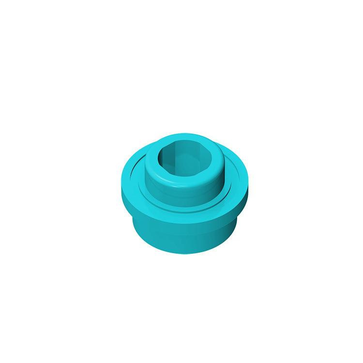 Non-Toxic 10Pcs 85861 Plate Round 1X1 With Open Stud Block Moc Color Compatible With Brick Diy Children'S Toy Assembly