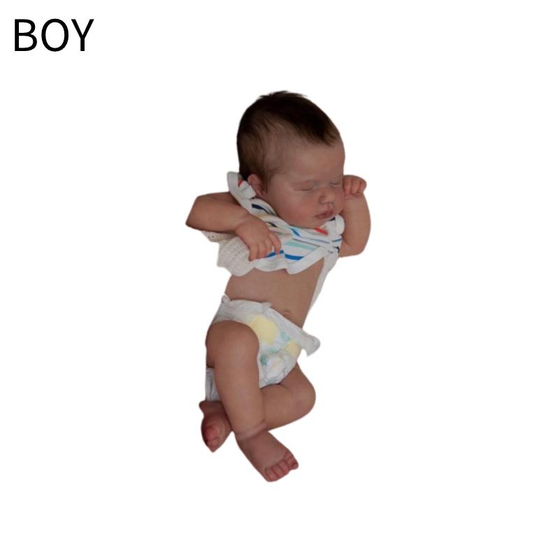 

Npk 19-inch Reborn Loulou Silicone Baby Doll Realistic And Adorable Toy For Children Ages 4-6 Years Boy