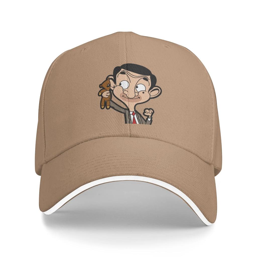 Mr Beans cartoon  Merch Men Women Baseball Cap  Dad Hat Vintage Daily Headwear Adjustable Sun Cap