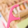100 Pcs Dental Floss Teeth Plastic Toothpicks Stick Oral Care Cleaning Tool Health Care