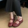 Fashion Fashion Butterfly-Knot Women Flats Shoes 2025 Mary Janes Casual Soft Female Shallow Footwear Round Toe Ladies Flats With Shoes