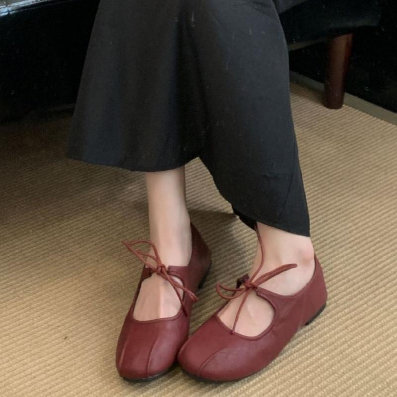 Fashion Fashion Butterfly-Knot Women Flats Shoes 2025 Mary Janes Casual Soft Female Shallow Footwear Round Toe Ladies Flats With Shoes