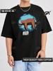 Sloth Sleeping On Branch Print TShirt Male Summer  Shirt Street Cartoon Clothes Cotton Breathable Tops Fashion ONeck Tee