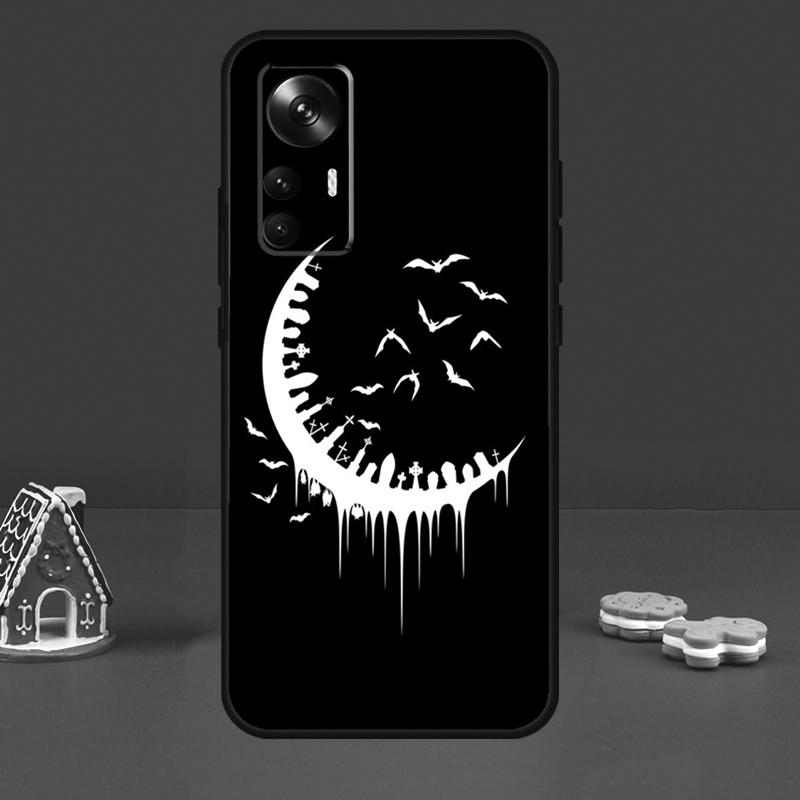 Goth Vampire Bat Gothic Case For Xiaomi 15 14 17 Ultra 13T 14T 15T Pro Cover For POCO X7 Pro X6 X5 F5 F6 F7 F8 Ultra