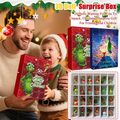 3D WDoll Surprise Box, 24 Dolls Waiting For You To Unpack, Christmas Surprise Gift For Friends And Children