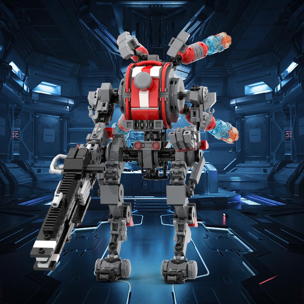 MOC Popular Games Titanfall 2 Mecha Building Blocks Model Viper's Titan Battle Robot DIY Bricks Assemble Toys Kids Birthday Gift