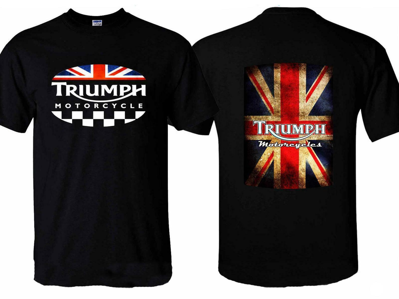 Футболка Triumph Rac Футболка Triumph Motorsports Из Csndicestore Унисекс Двусторонняя XXXL