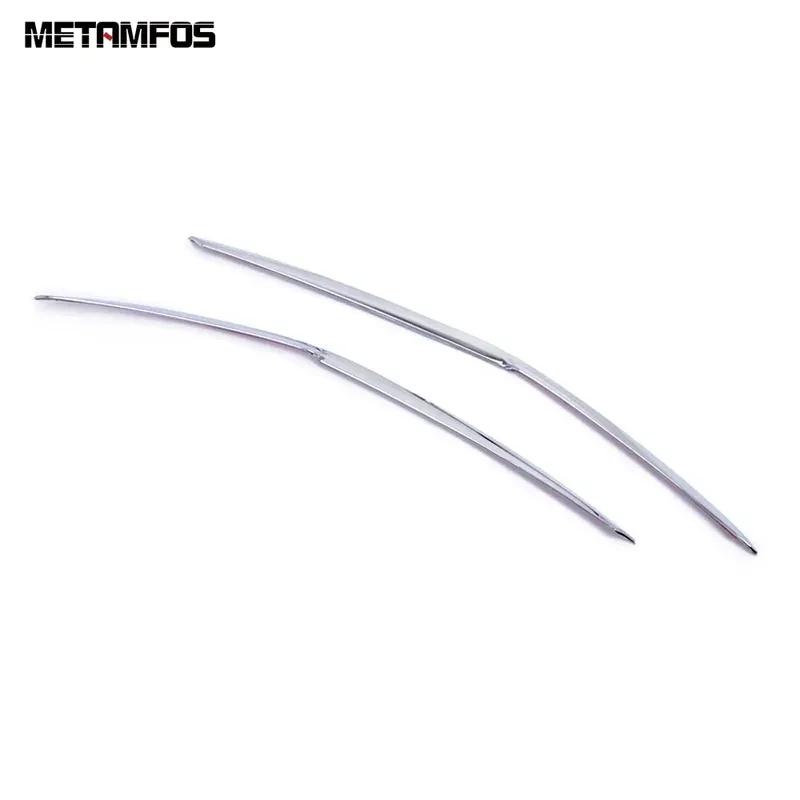 Head Light Lamp Eyelid Eyebrow For Mazda 6 M6 Atenza Sedan 2013 2014 2015 2016 Chrome Headlight Strip Trim Exterior Accessories