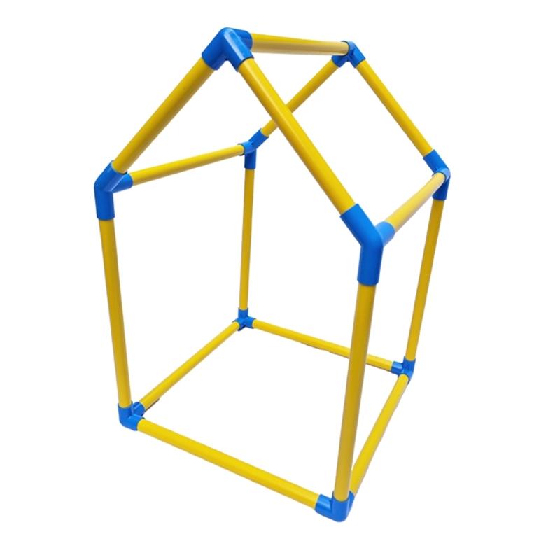 Reconfigurable Toy Structure With 8 Attachments for Rodents Encourages Exercise Indoor Outdoor Use Light weight
