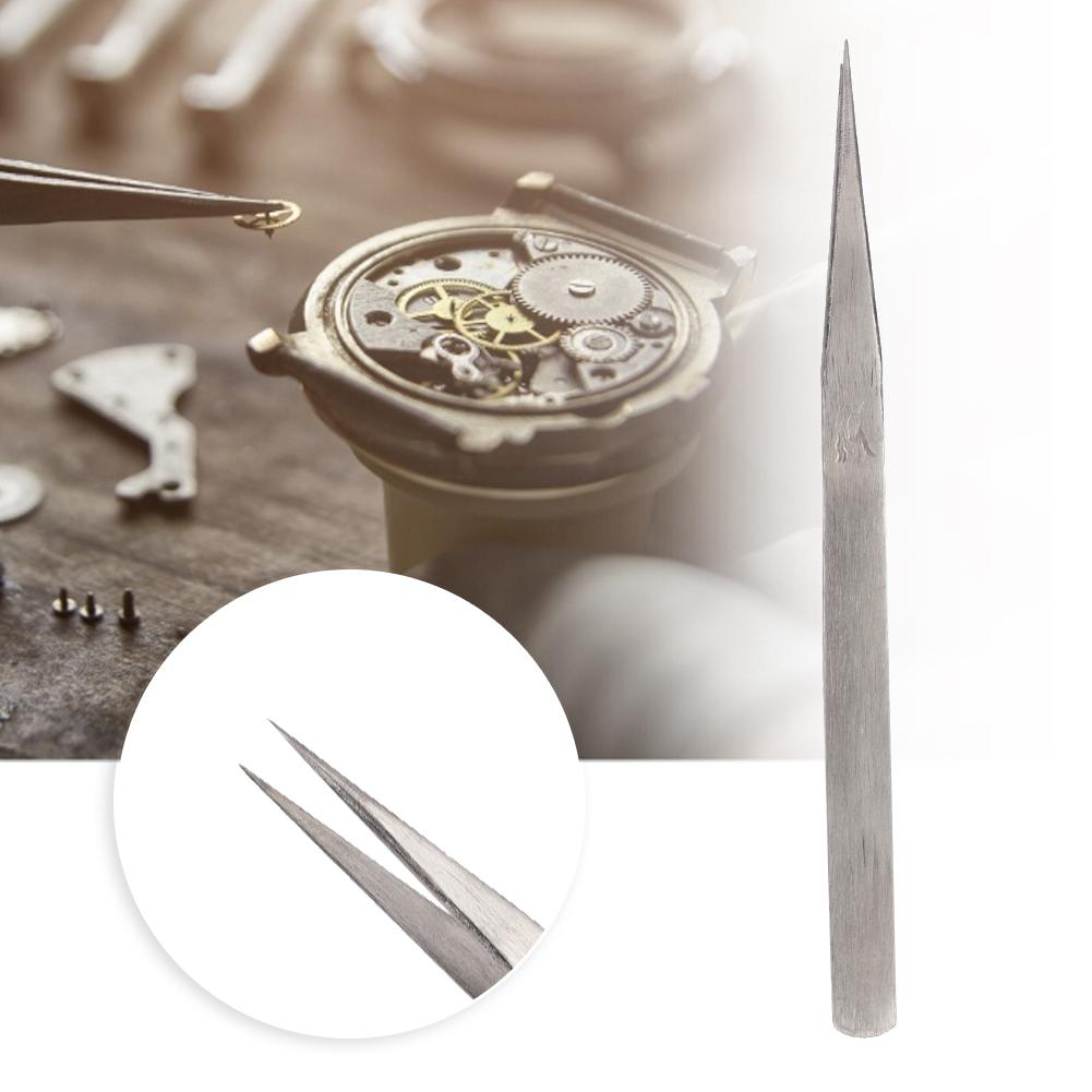 High Hardness Stainless Steel Antimagnetic Tweezers Watch Repairs Tool (#3)
