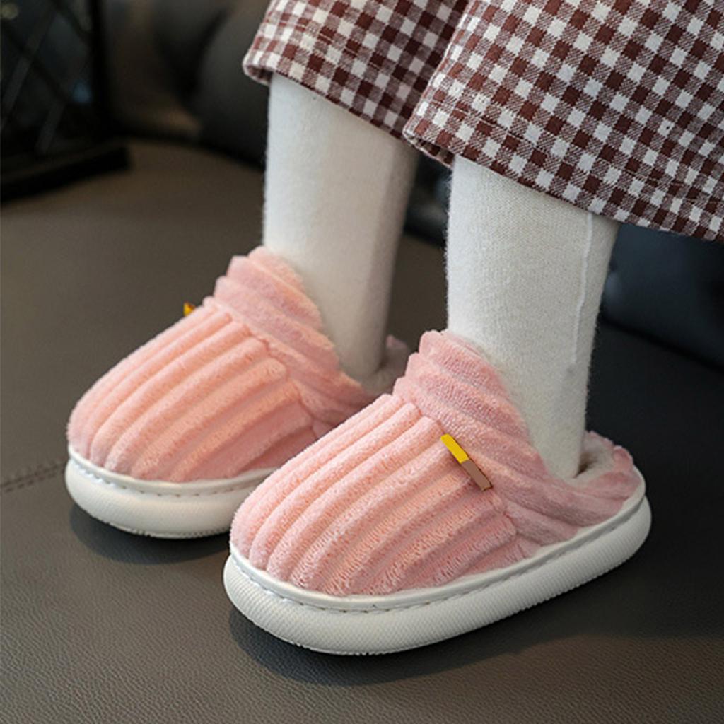 Kids Winter Warm Slippers Girls Plush Soft Comfortable Indoor Slippers Warm And Non- For Baby