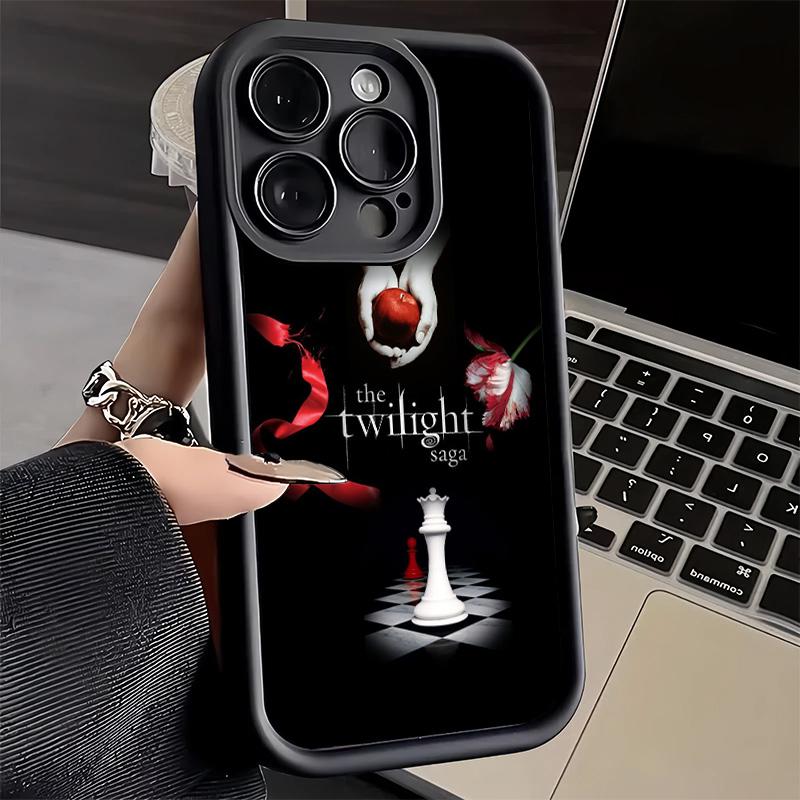 Phone Case for iPhone 17 Air 16E 15 16 Pro Max Twilight Saga Edward Cover 14 Plus 13 12 Mini Soft Shell Silicone Fundas
