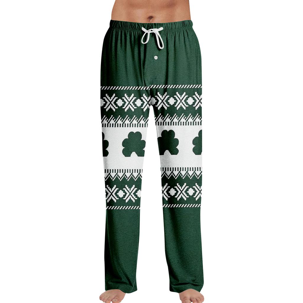 Men's St. Patrick's Day Print Home Sleep Pants