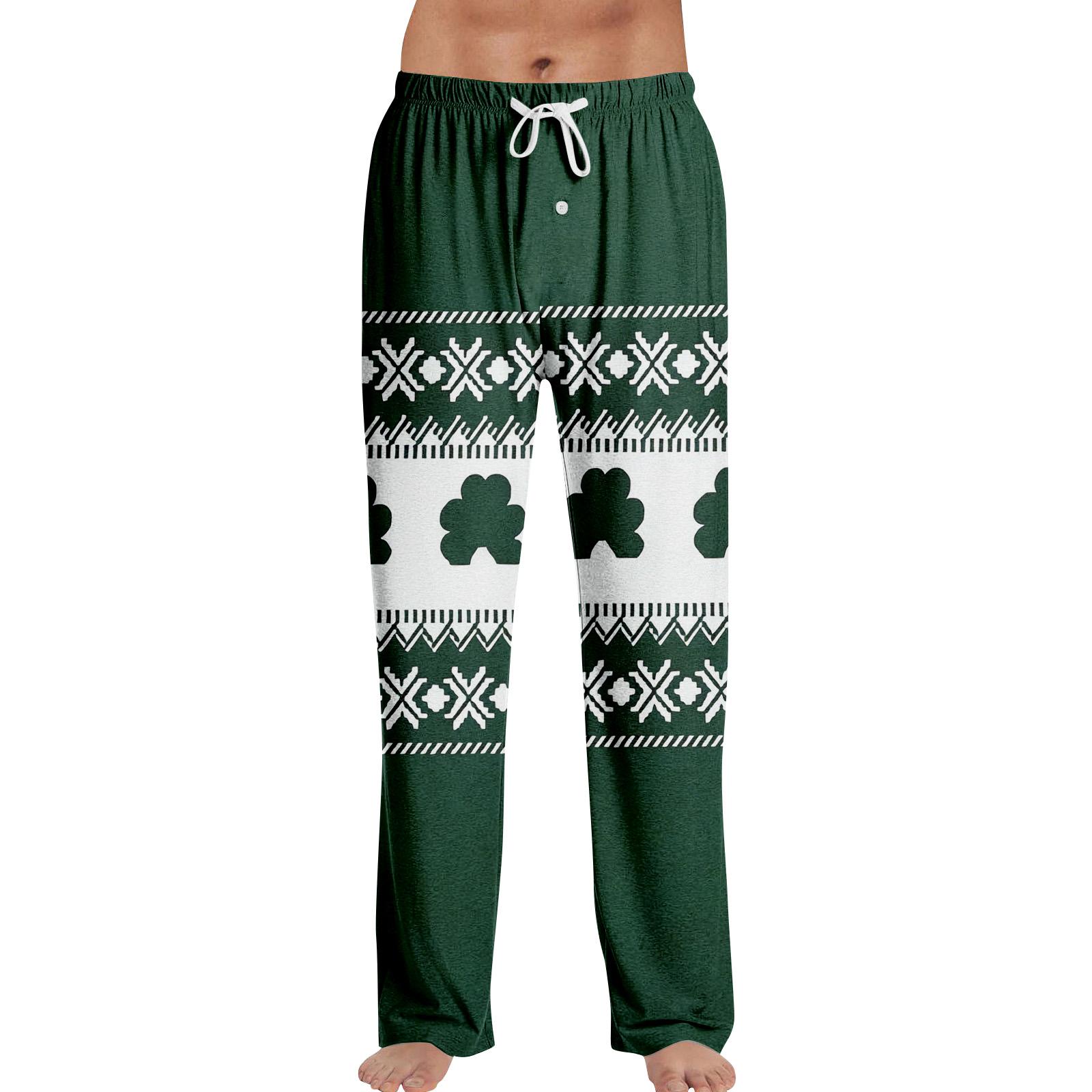 

Men s St. Patrick s Day Print Home Sleep Pants XL